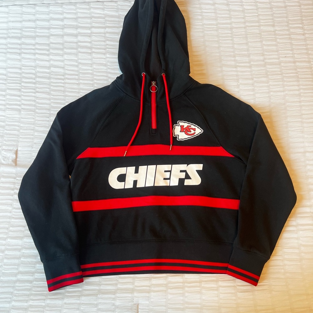 NFL Kansas City Chiefs Cropped Hoodie